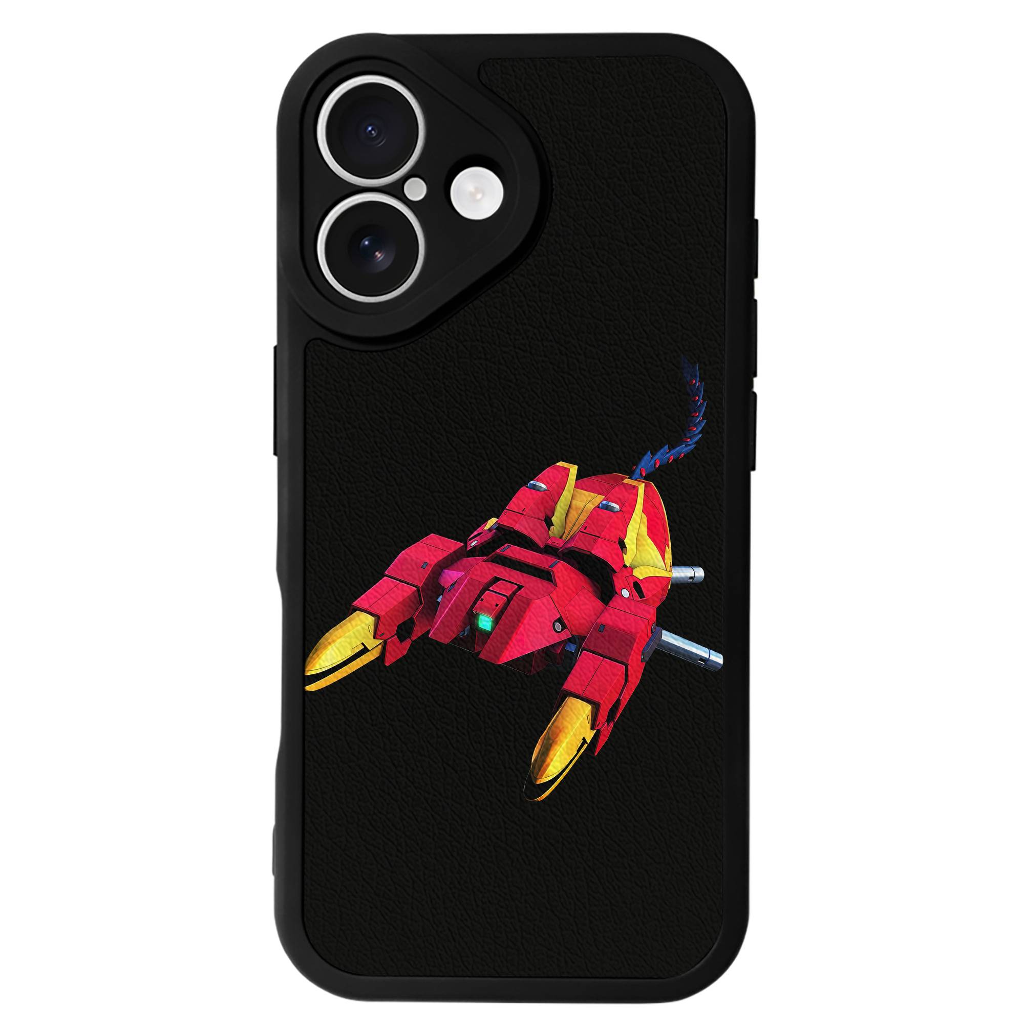 （画像用） 機動戦士ガンダム Mobile Suit Gundam 【iPhone 16シリーズ対応】シリコンスマホケース（レザー調） 材質：シリコン